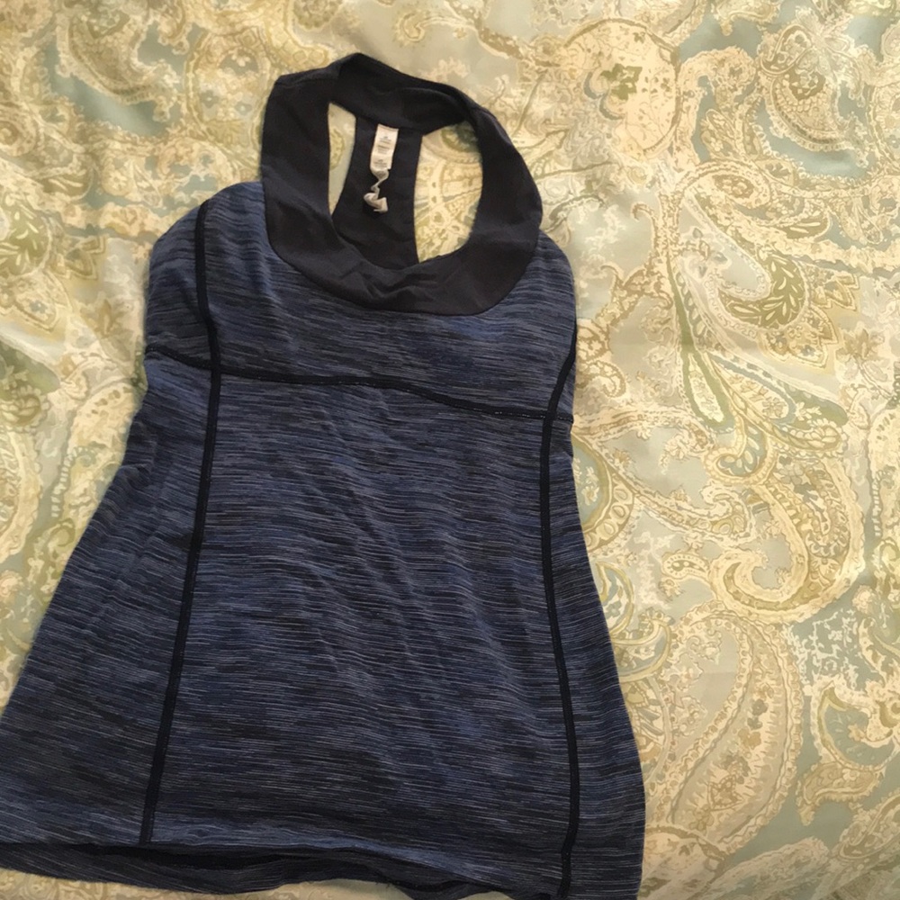 Lululemon halter mesh back tank